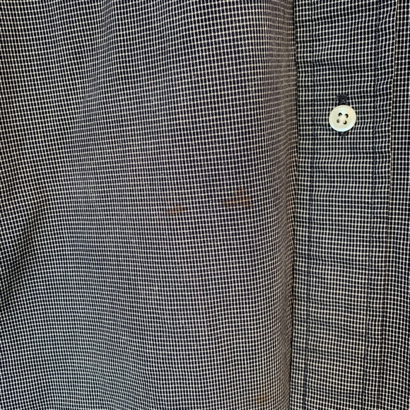 RALPH LAUREN Men's LS BLAIRE Cotton Button Up sz. M Shirt Gingham Check Blue - Picture 10 of 14
